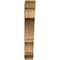 Ekena Millwork Balboa Traditional Rough Sawn Bracket, Western Red Cedar, 6"W x 34"D x 38"H BKT06X34X38BOA01RWR - alternate 4